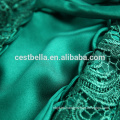 Vestidos de noche atractivos del verde de la manga del casquillo 2016 El último traje de la longitud del piso Longue Femme Soiree